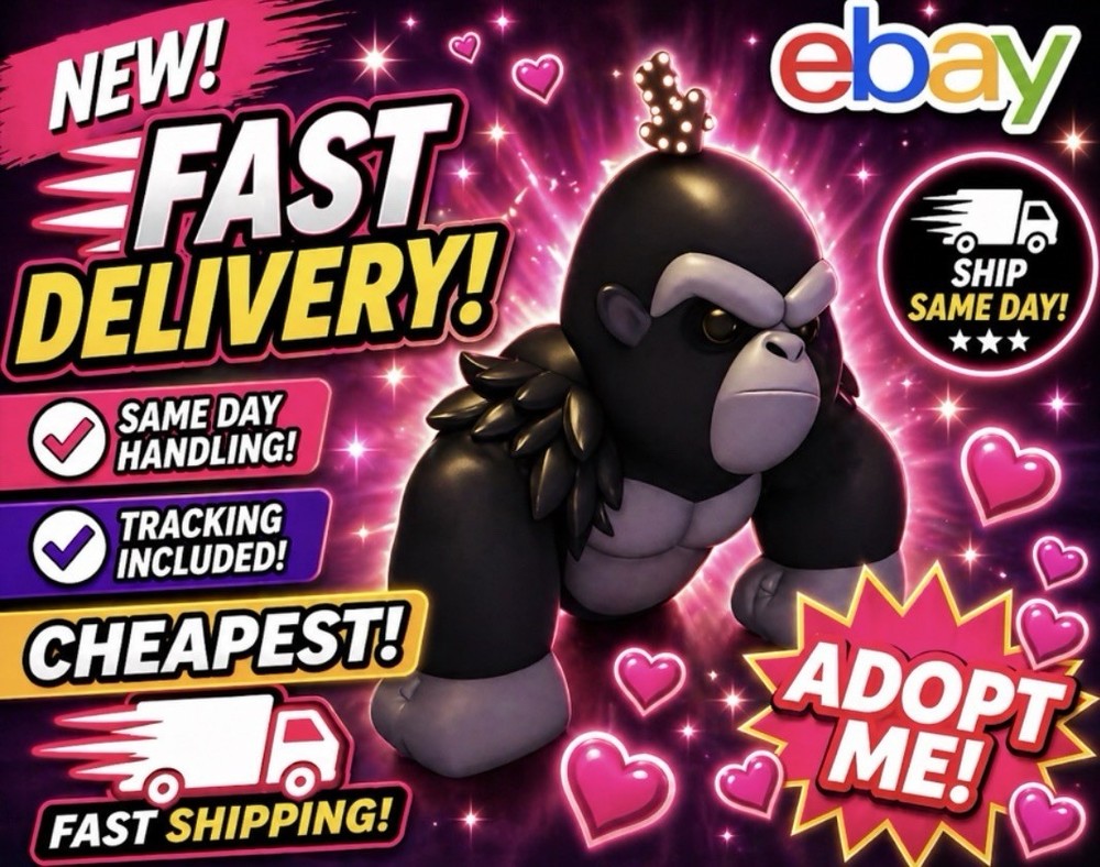SILVERBACK GORILLA - Adopt right now | Online 🟢! Same Day ⚡️🚚!
