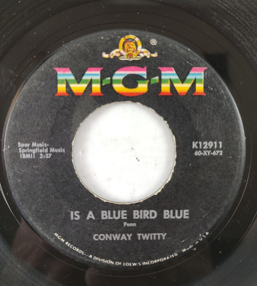 Conway Twitty - Is A Blue Bird Blue / She's Mine - Rockabilly 45 RPM 1960