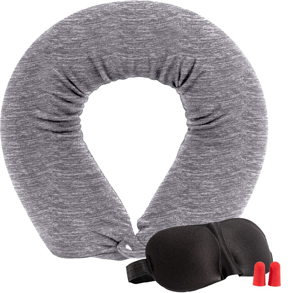 Twist Memory Foam Travel Pillow -Neck, Lumbar & Leg Support - Adjustable Pill...