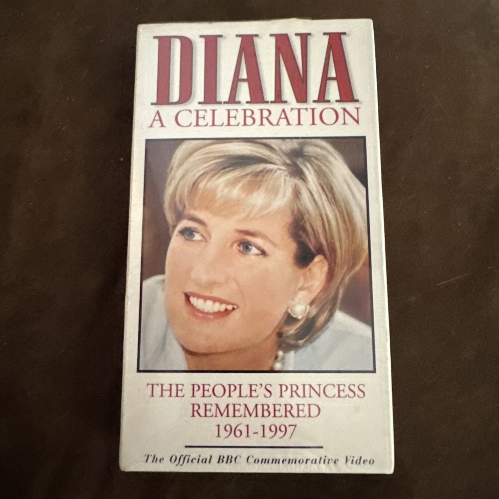 Diana: A Celebration The Peoples Princess Remembered 1961 - 1997 VHS, Sealed
