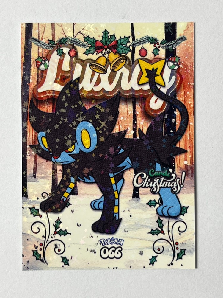 2025 POKEMON CHRISTMAS Prisma Card #066 LUXRAY Peru Foil