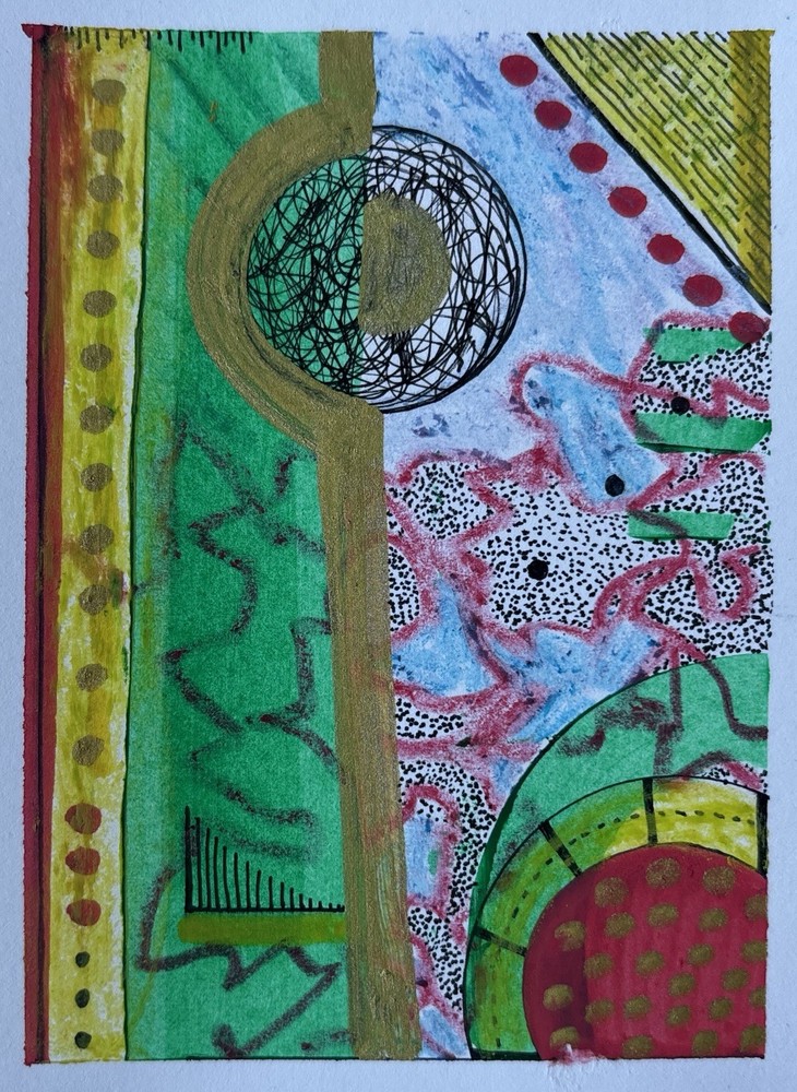 OOAK Mixed Media Abstract Painting