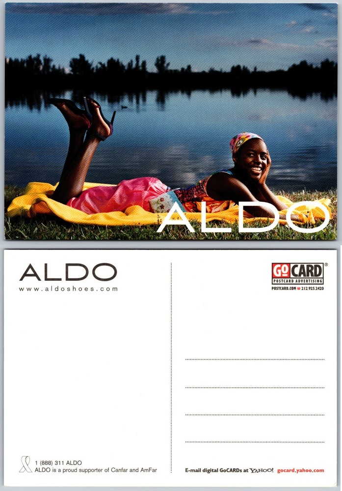 Continental Aldo Shoes Model Postcard