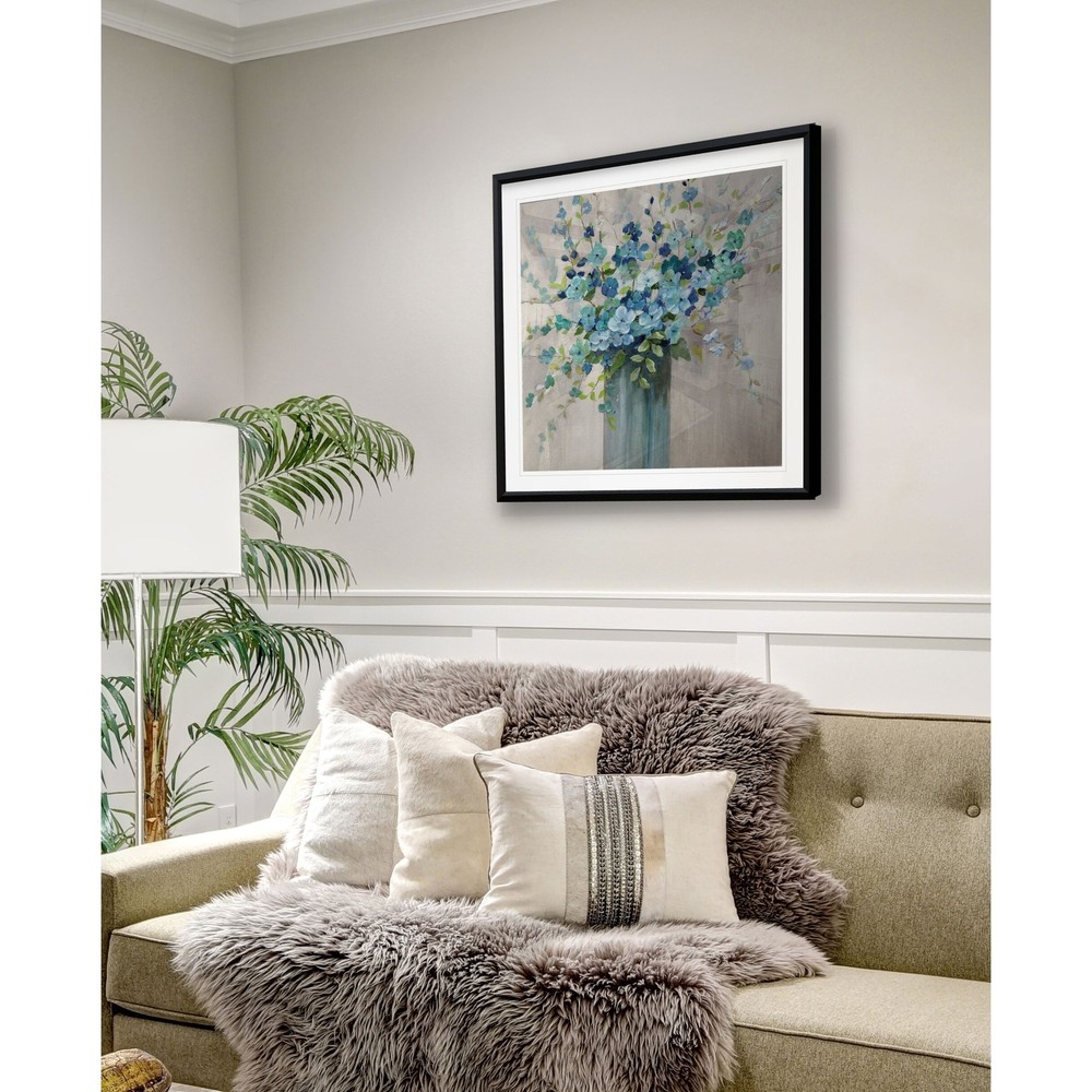 Sea Isle Wildflowers -Framed Giclee Print  Small