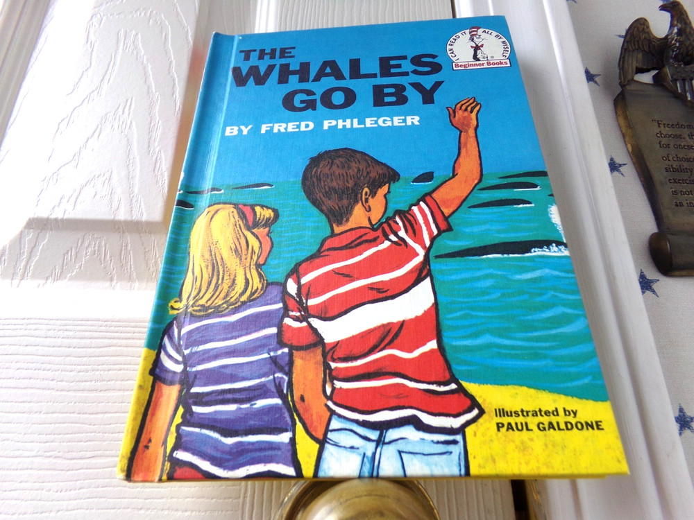 1959 Vtg The Whales Go By By Fred Phleger I can Read It Beginner Books Dr Seuss