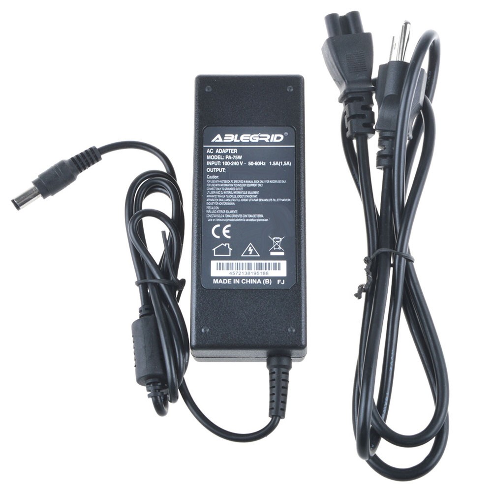 AC Adapter for Toshiba Satellite M55-S331 M55-S3311 M55-S3314 Power Charger 75W