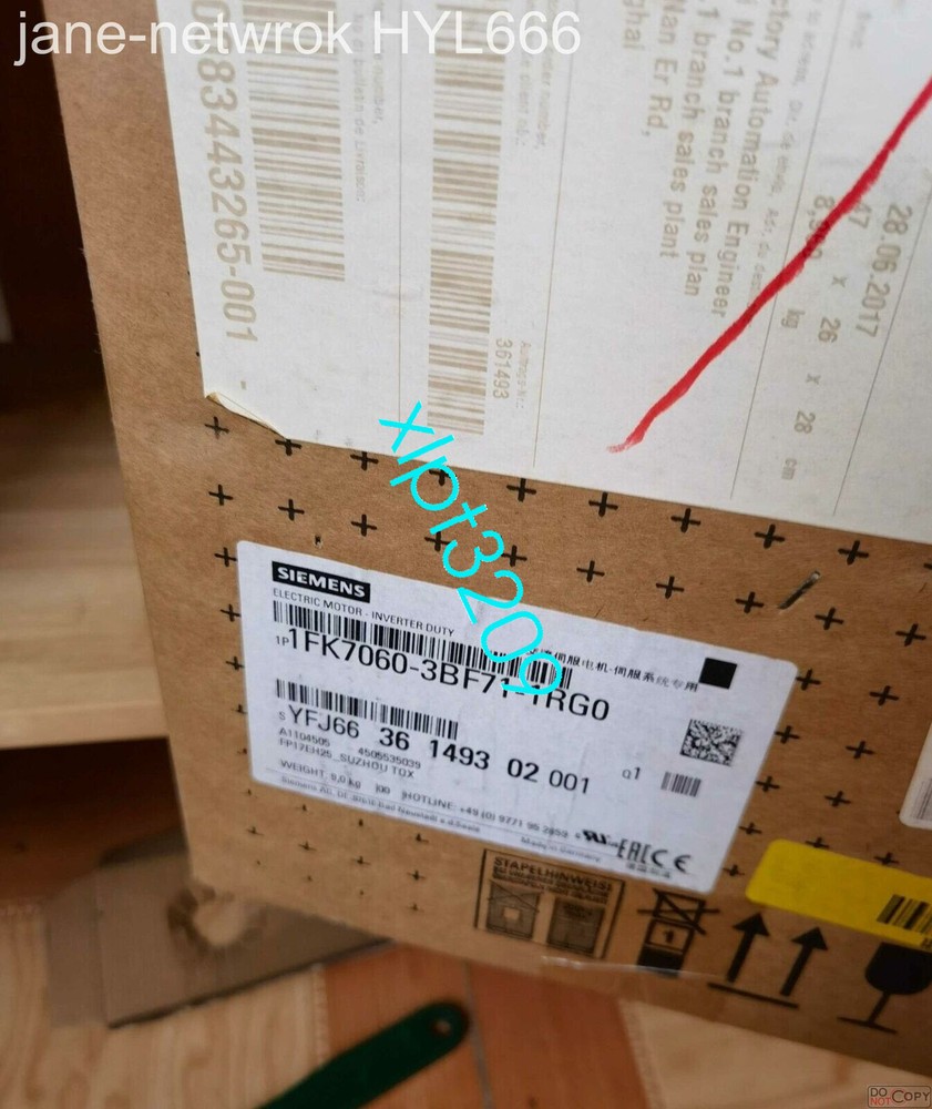 1FK7060-3BF71-1RG0 Siemens servo motor brand new FedEx or DHL