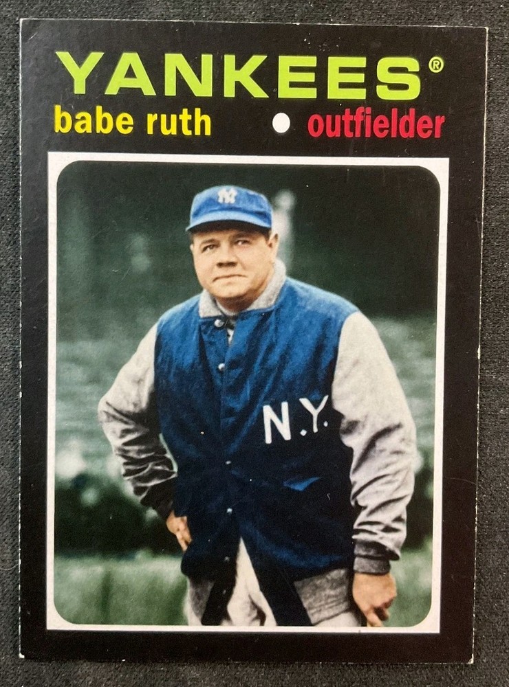Babe Ruth 2013 Topps Update Series 1971 Mini #TM-2 Yankees HOF Card