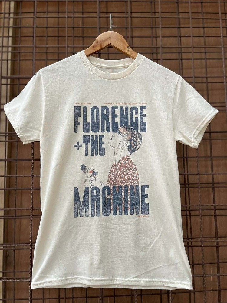 Florence and The Machine Tshirt White Color  Size S to 5XL BL1853