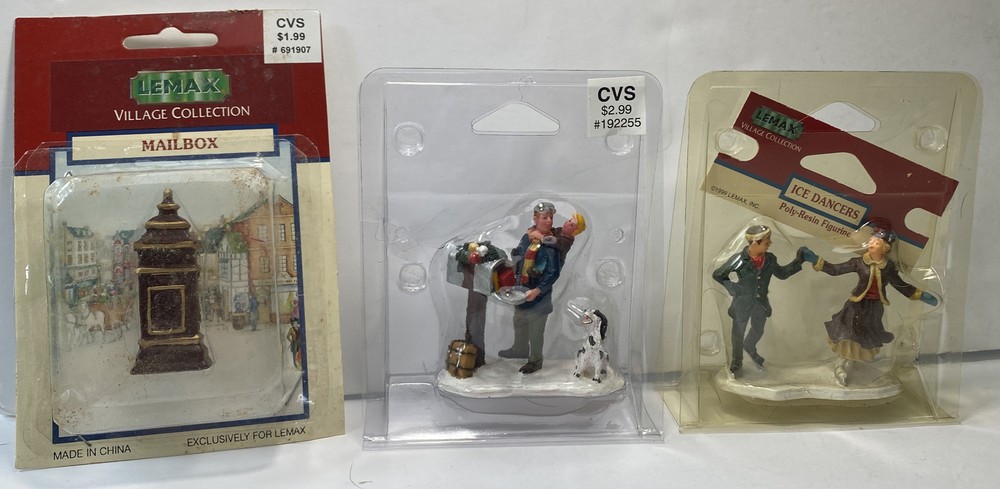 Lemax Village Collection 3-Piece Resin Figurine Set