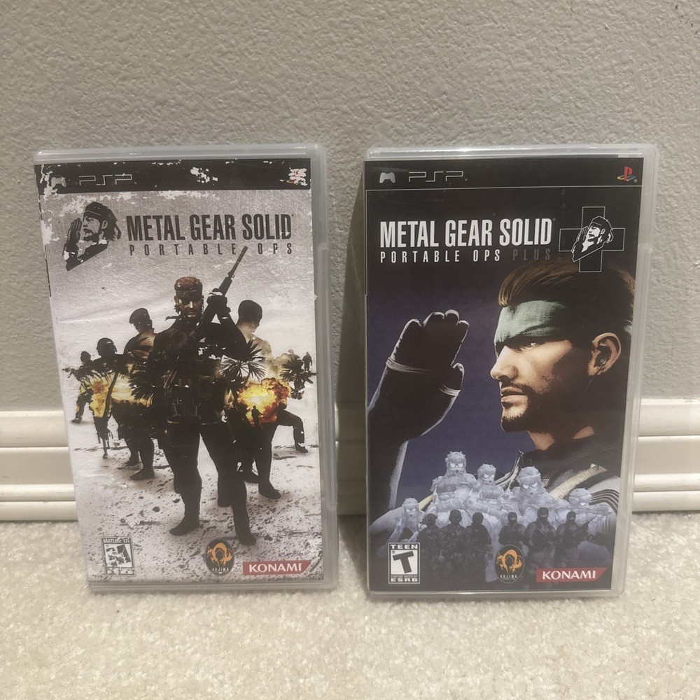 Metal Gear Solid: Portable Ops 2 Game Lot (PSP PlayStation Portable)