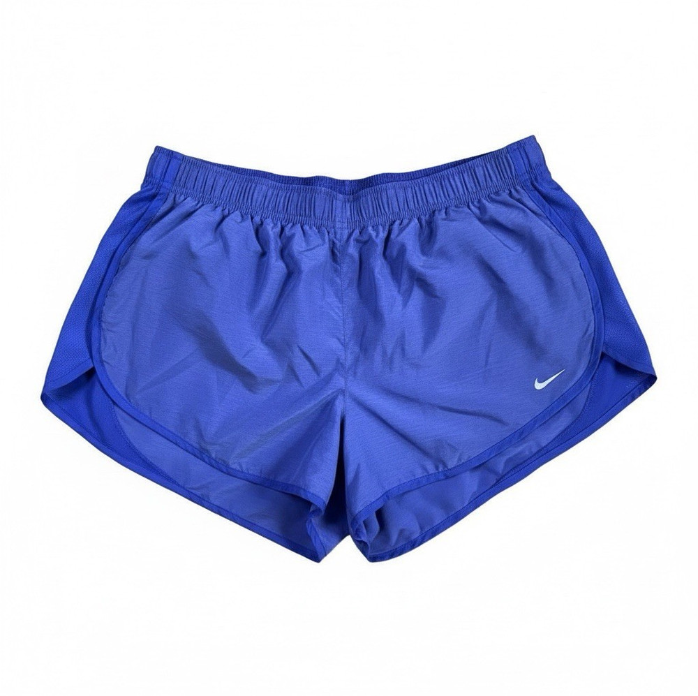 Nike Dri-FIT Women’s Blue Running Shorts Elastic Waist Drawstring, Ladies 1X
