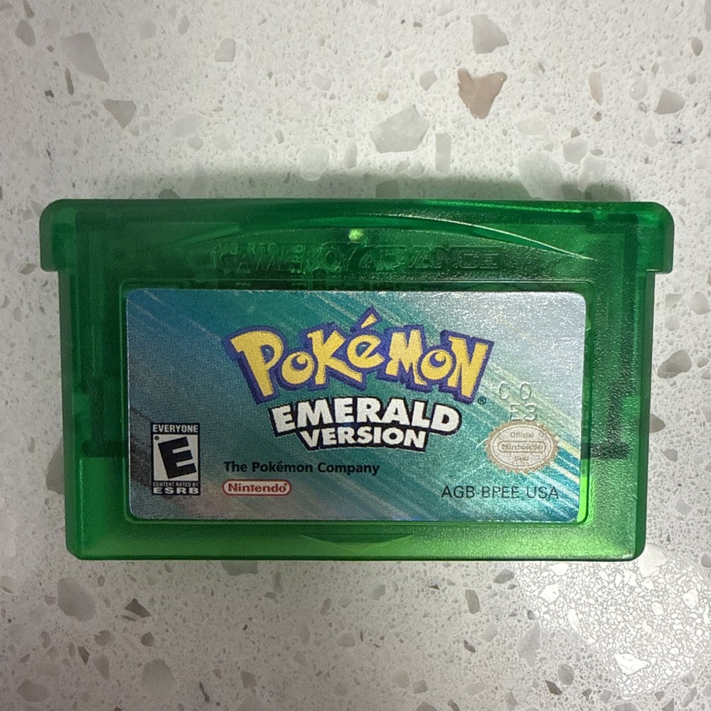 Pokemon Emerald Gameboy Advance Authentic Tested