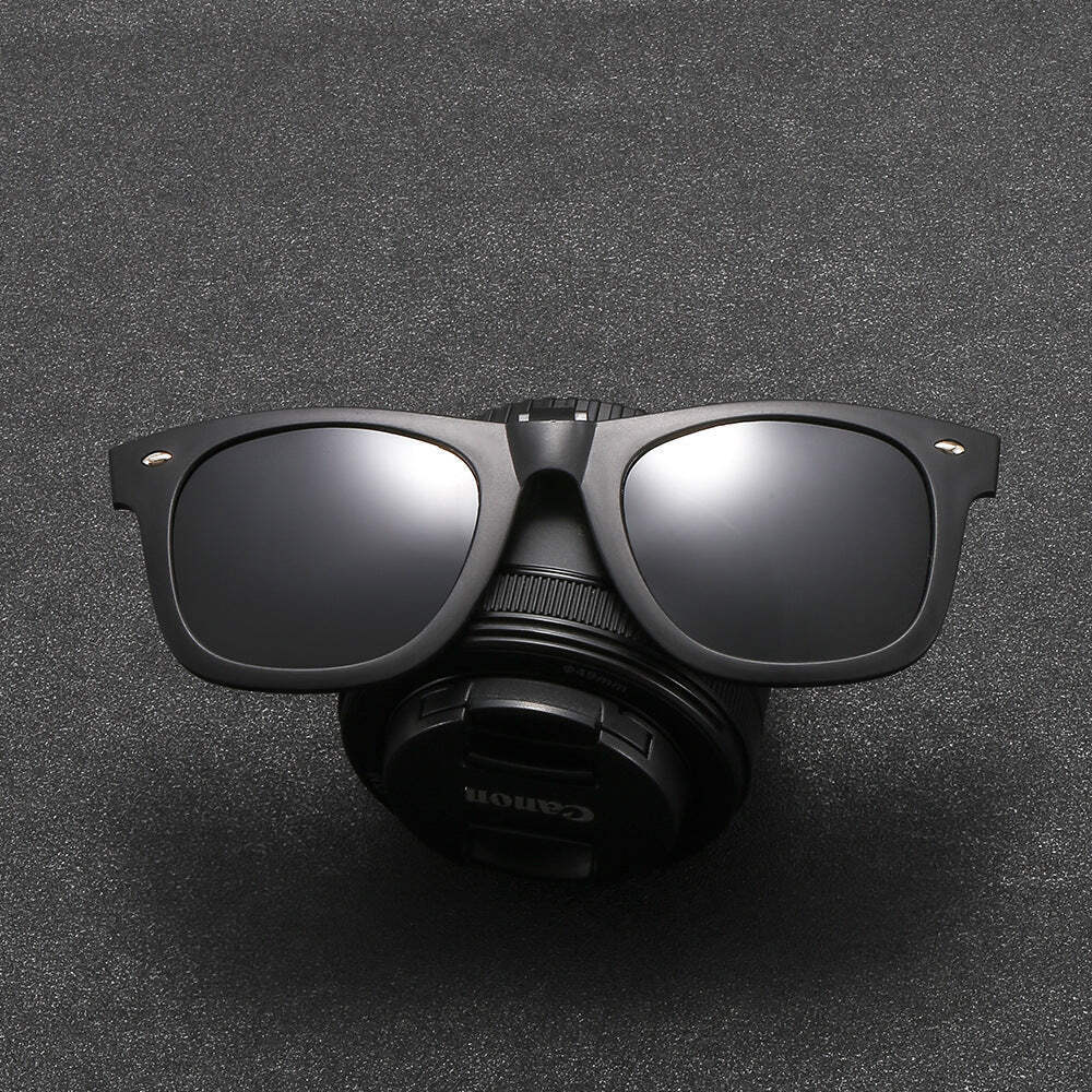 Polarized Clip-On Sunglasses for Adults - Trendy Retro Eyewear Accessories with UV Protection