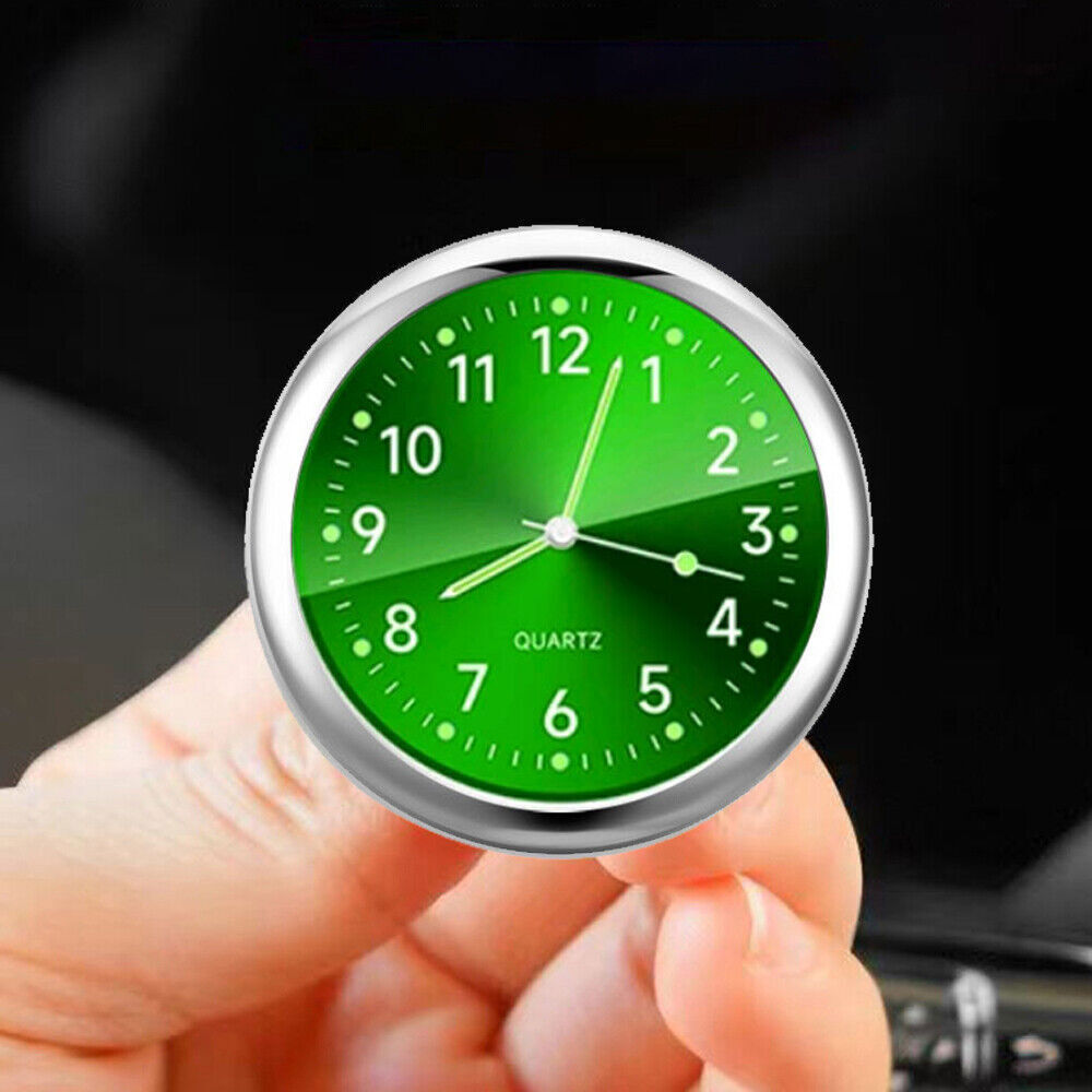 1x Car Dashboard Clock Stick-On Watch Quartz Clock Accessories For Auto Boat