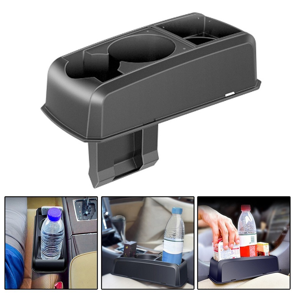 Auto Car Coffee Cup Holder Seat Mount Tray Bottle Drinking Can Bracket Organizer