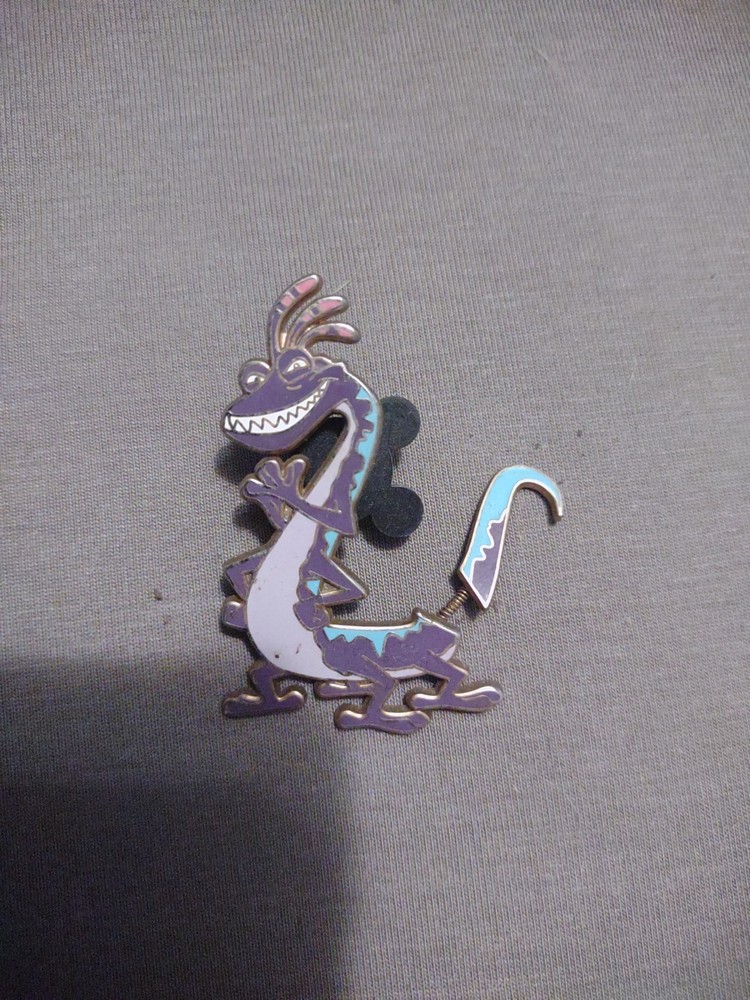 2001 Vintage Monsters Inc Randall Spring Tail Rare Disney World Trading Pin