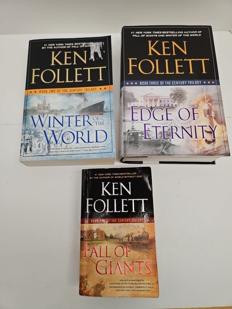 Ken Follett Century Trilogy Mixed Lot Of 3 Pb Trade HCDJ Giants Eternity World