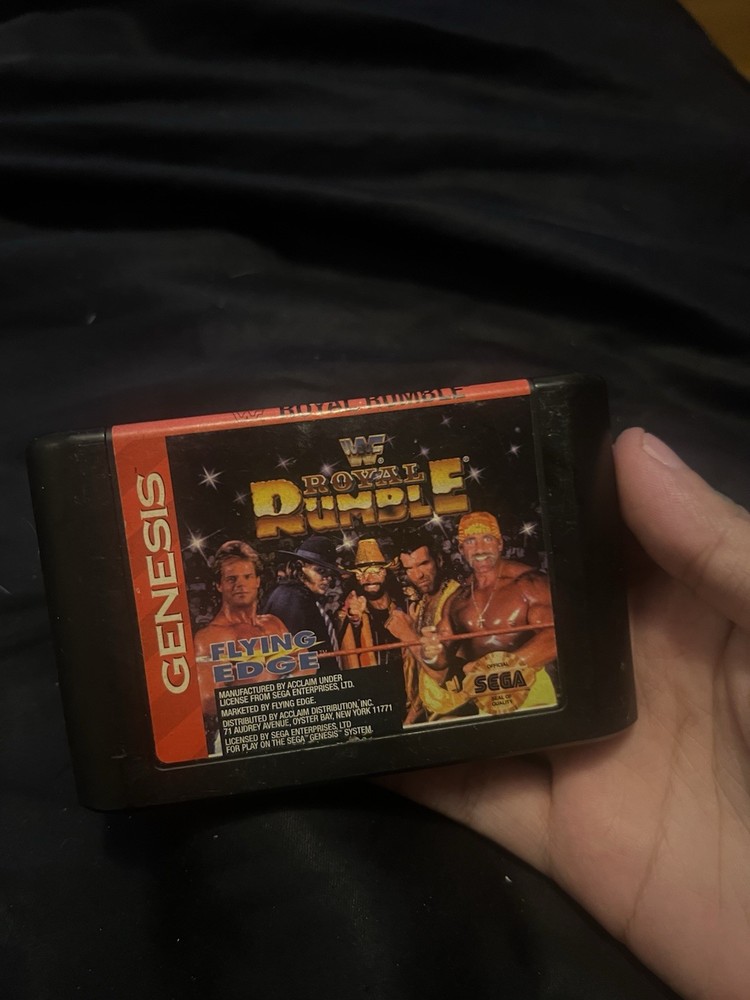 WWF Royal Rumble (Sega Genesis, 1993) (Not Tested Sold As Is)