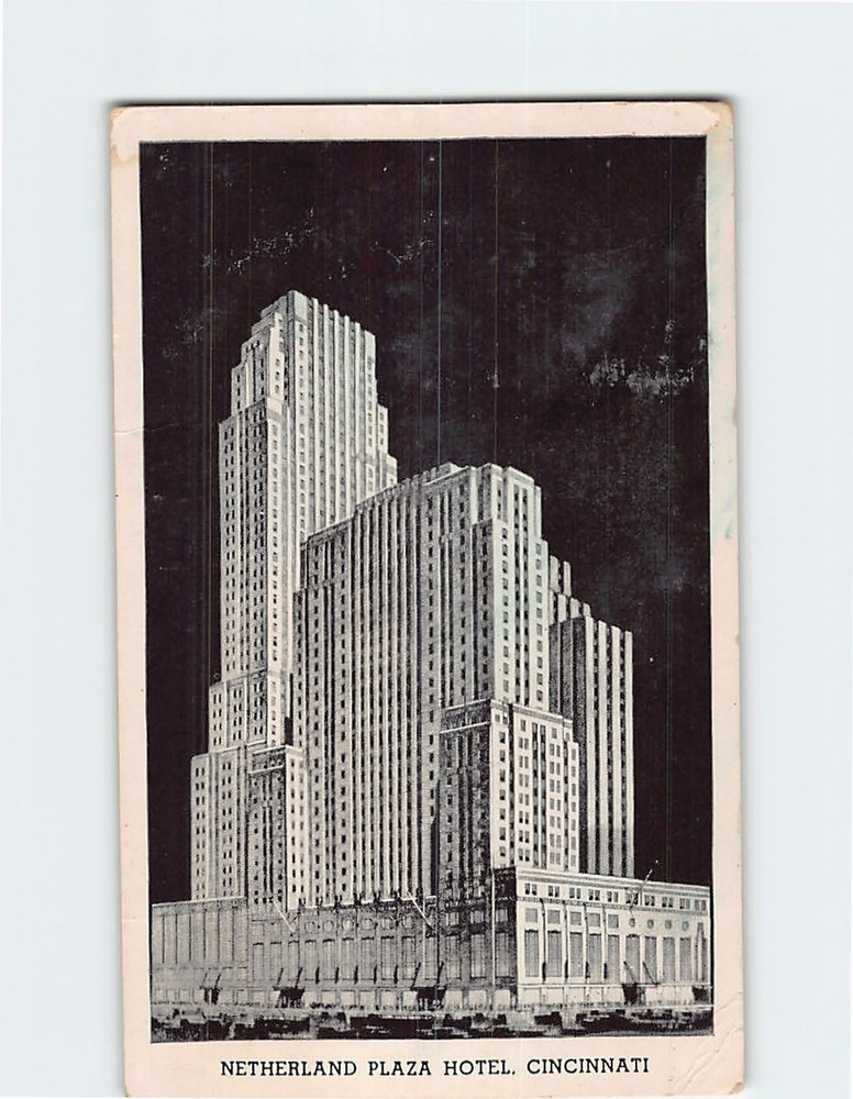 Postcard Netherland Plaza Hotel Cincinnati Ohio USA