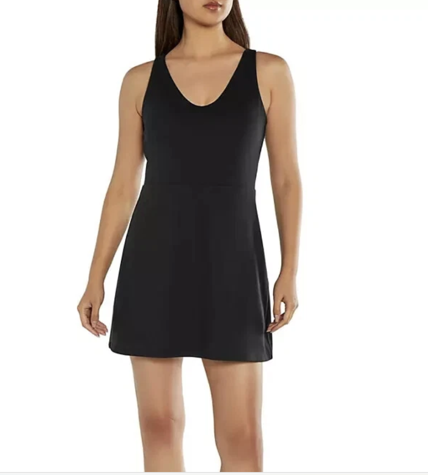 Dress Black Gapfit Active Tank Built n Bra & Shorts Sup Soft Womens XL By Gapfit
