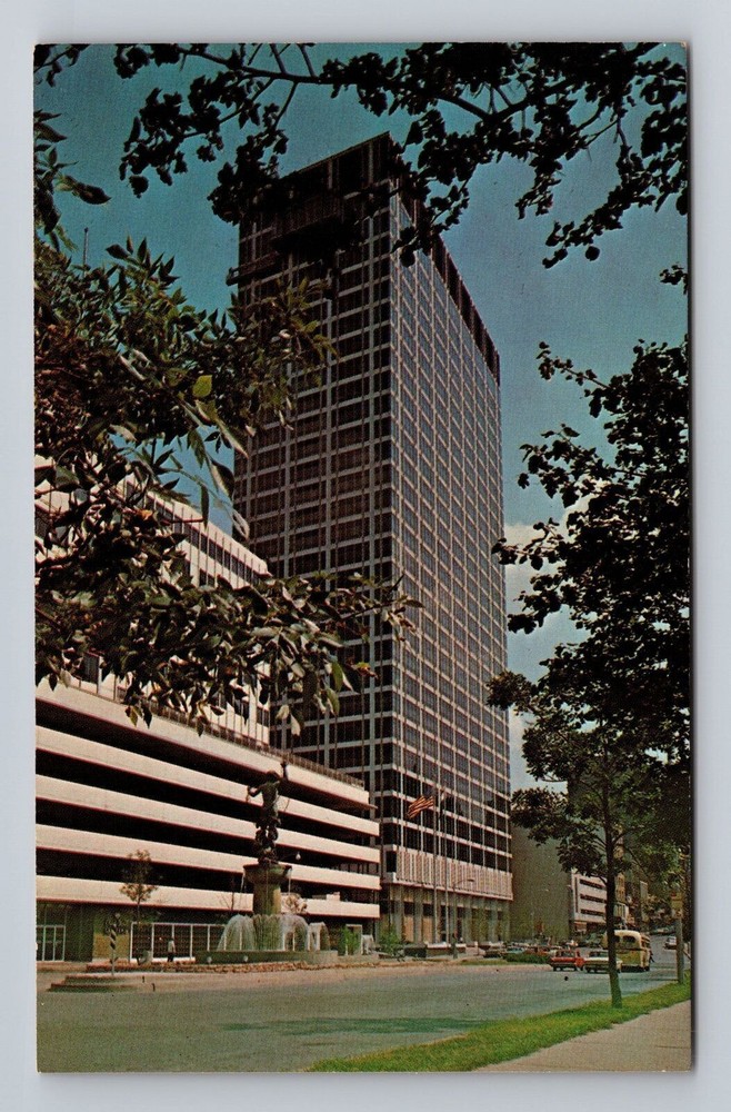 Missouri MO Kansas City Commerce Tower Vintage Postcard