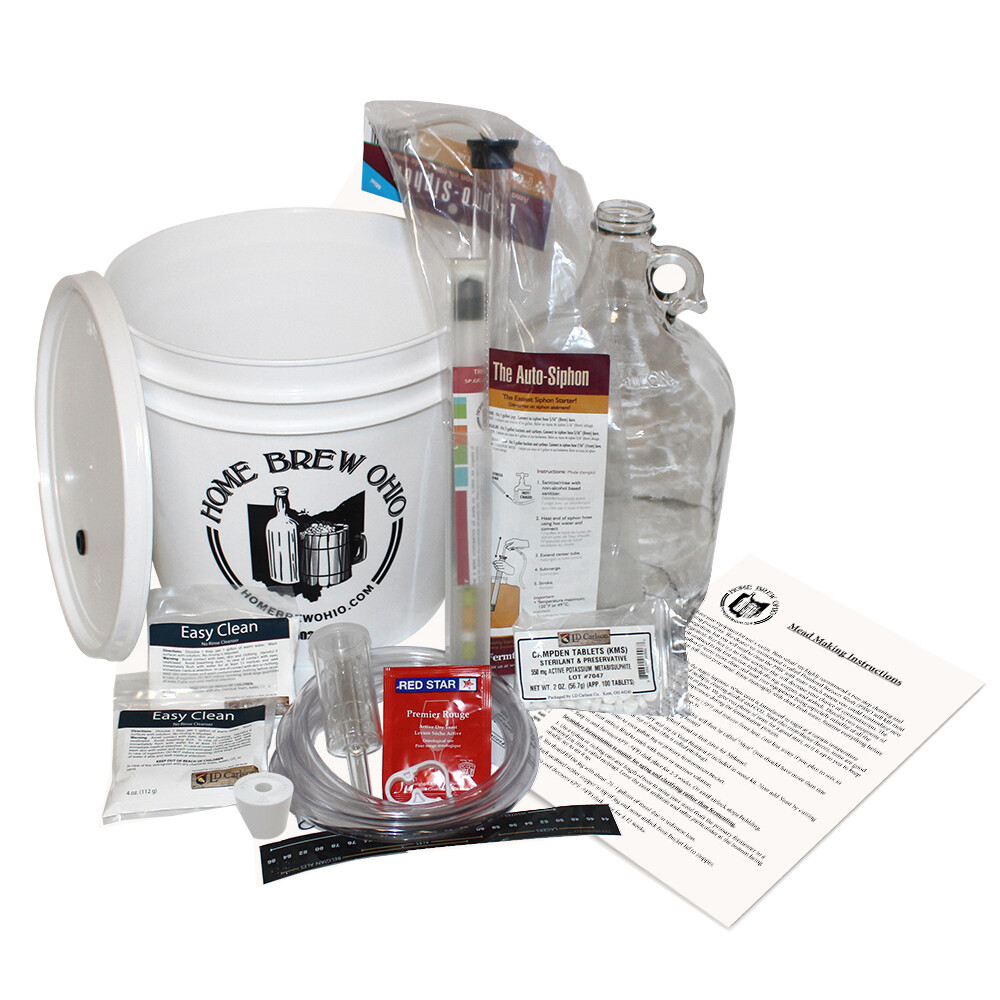 Home Brew Ohio One Gallon Mead Starter Kit