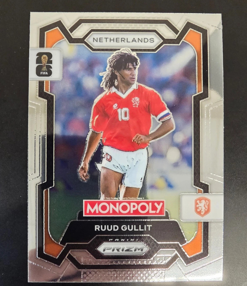 2026 Panini Prizm Monopoly FIFA World Cup Ruud Gullit Card #75 Netherlands