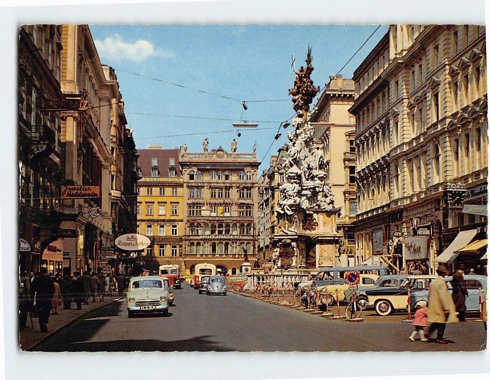 Postcard Graben Vienna Austria