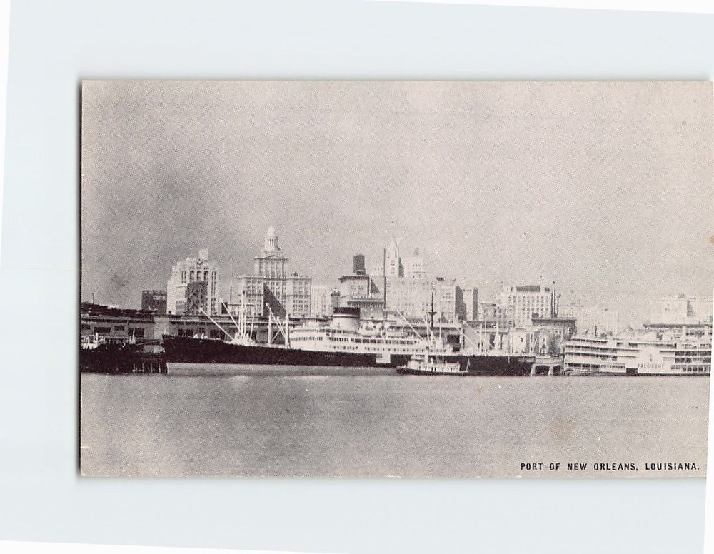 Postcard Port of N. Orleans Louisiana USA