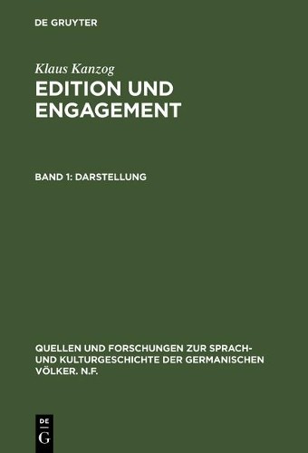 Klaus Kanzog Darstellung (Hardback)