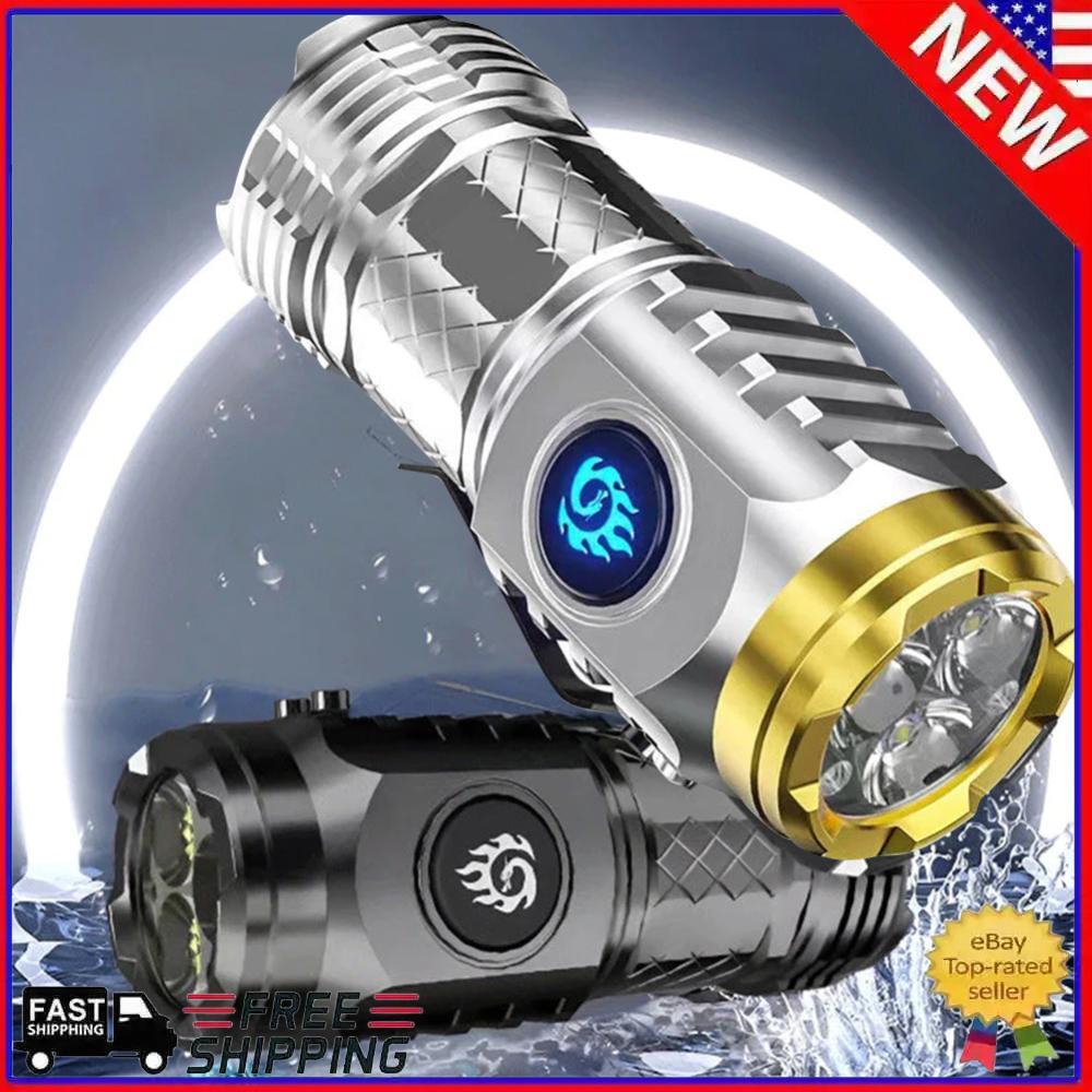 USB-C Rechargeable Waterproof LED Work Light Super Bright Flashlight
