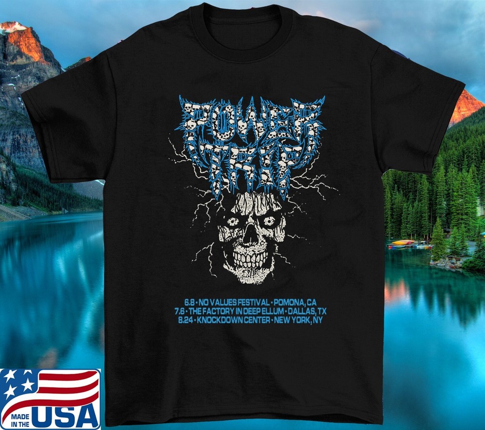 POWER TRIP Band Summer Tour 2024 T Shirt Full Size S-5XL 1side TT1527