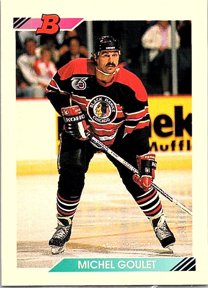 1992-93 Bowman #310 Michel Goulet Chicago Blackhawks