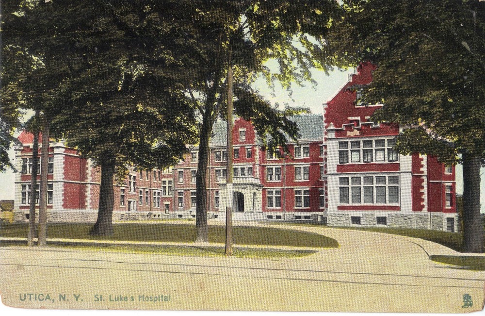 Utica NY St Luke's Hospital  DB TUCK'S  Postcard UNPOSTED *