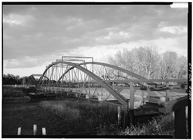 2. View bridge from west shore North Platte River showing northwest side