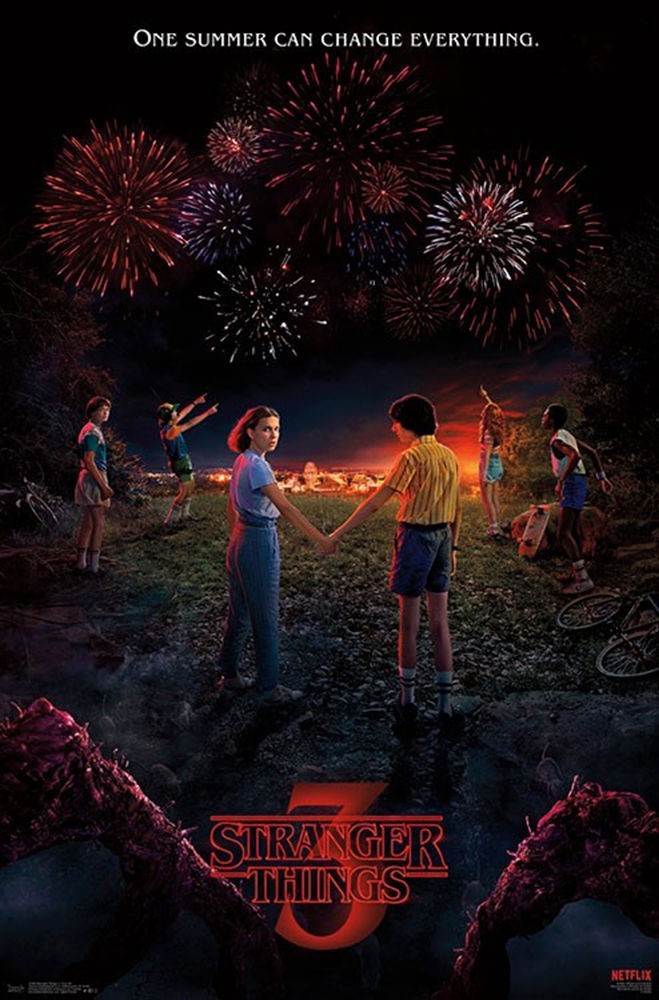 Poster Studio B - Stranger Things Season 1 3 Key Art 24x36