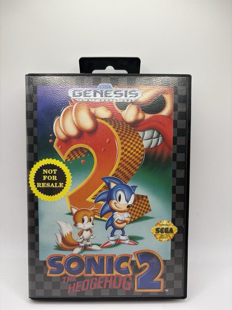 Sonic The Hedgehog 2  Sega Genesis Complete In Box CIB Great Shape