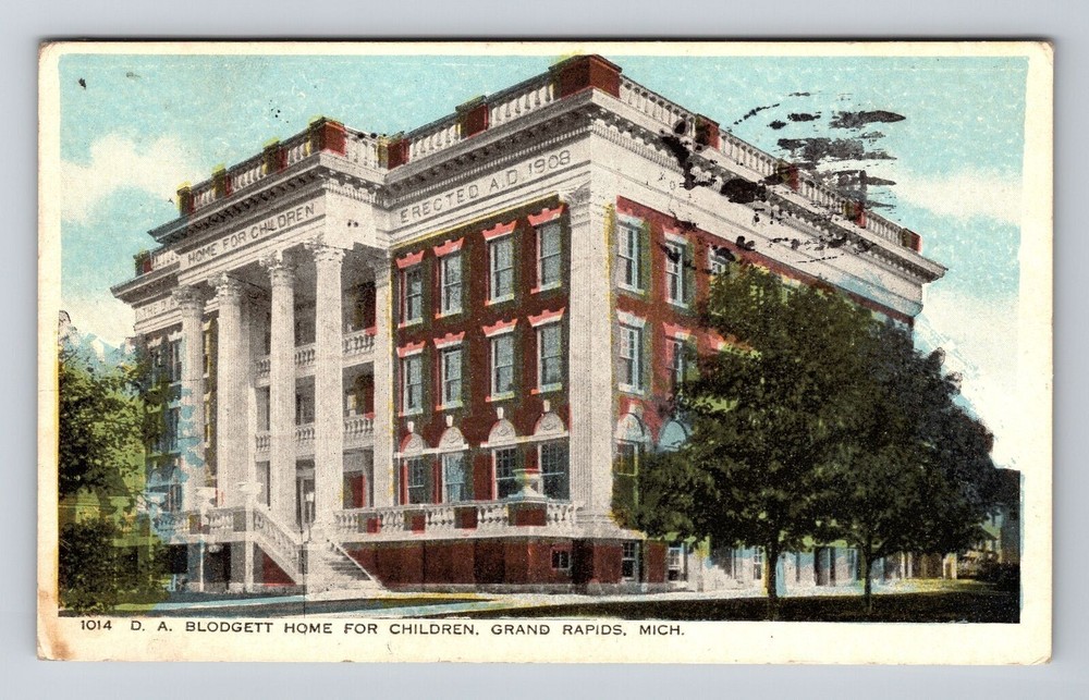 Grand Rapids MI-Michigan, D. A. Blodgett Home for Children, Vintage Postcard