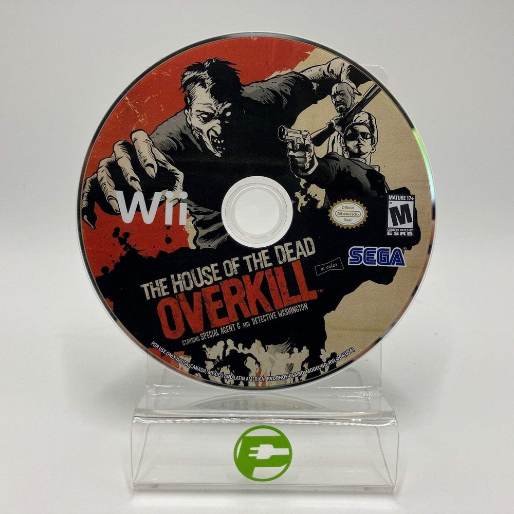 The House Of The Dead Overkill (Nintendo Wii, 2009) Disc Only