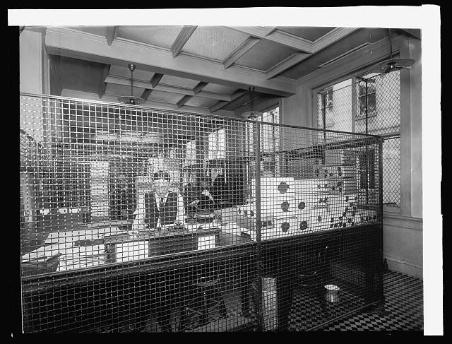 Treasury Dept Washington DC 1914 National Bank Redemption Agency Cage