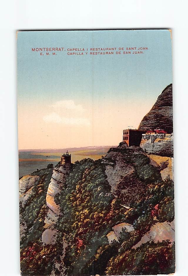 Postcard Capilla Y Restaurant De San Juan Montserrat Spain