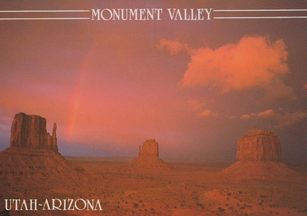 Monument Valley Utah Arizona 4x6 Postcard