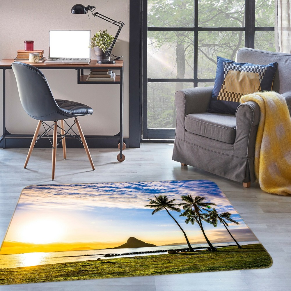 3D Sun Lake Tree ZHUC5952 Game Non Slip Carpet Mat Photo Carpet Zoe