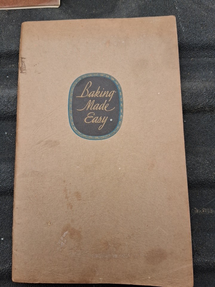 1931 Baking Made Easy Occident Flour Yeast Muffins Cake Recipe Cook Book Booklet