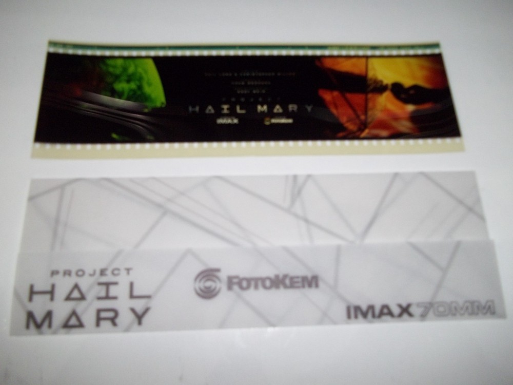 PROJECT HAIL MARY 70MM FILM STRIP with protector