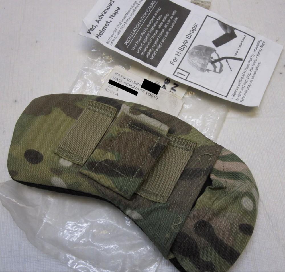 Advanced Combat Helmet Nape Pad OCP Multicam ACH ECH Size L/XL 8470-01-584-1839-image