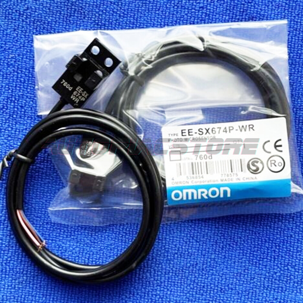 (1Pcs)  New Omron EE-SX674P-WR Sensor With Cable 1M