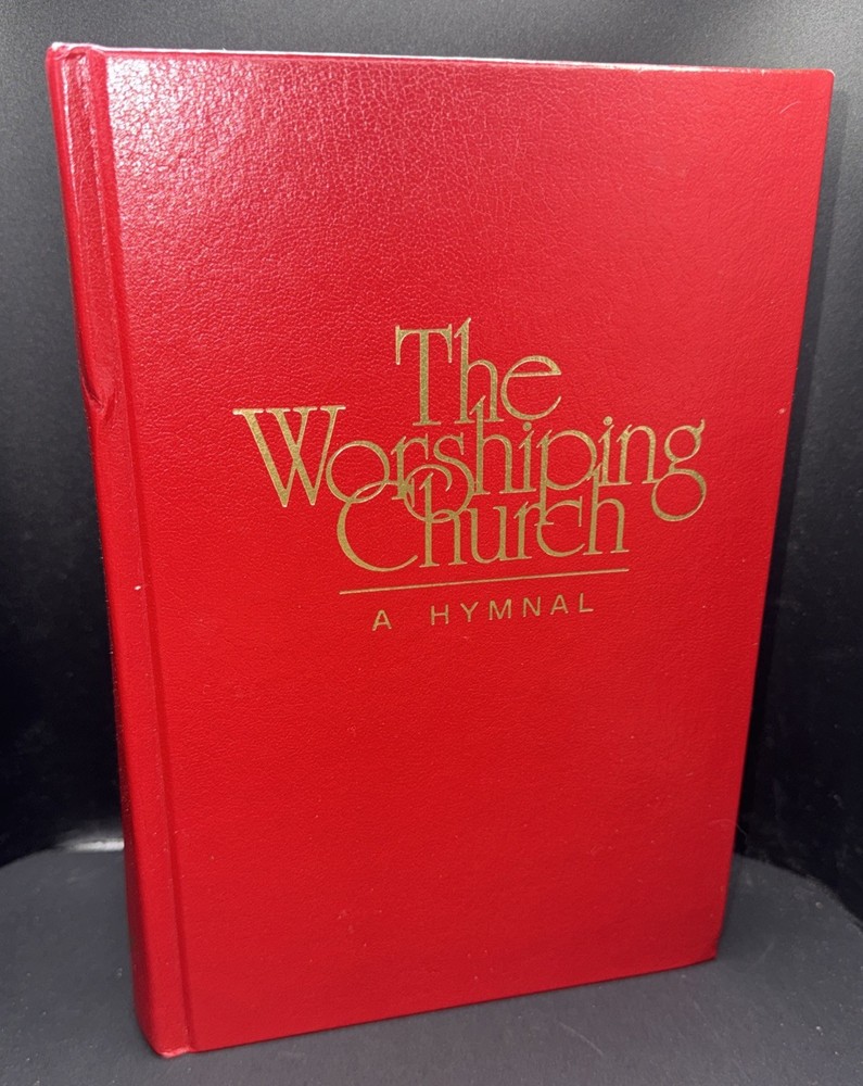Vintage Worshiping Church Hymnal - Hope Publishing - Red Hard Cover Book - 1990