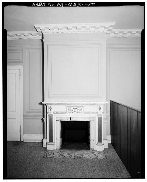Henry House Fireplace Southwest Room Second Floor 1900s Interior Detail